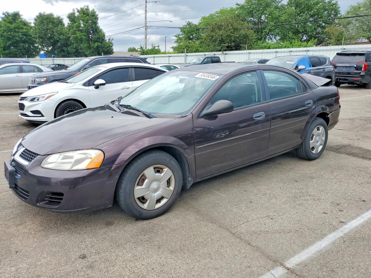 2004 Dodge Stratus SE, VIN 1B3EL36X94N222890 — Rear end
