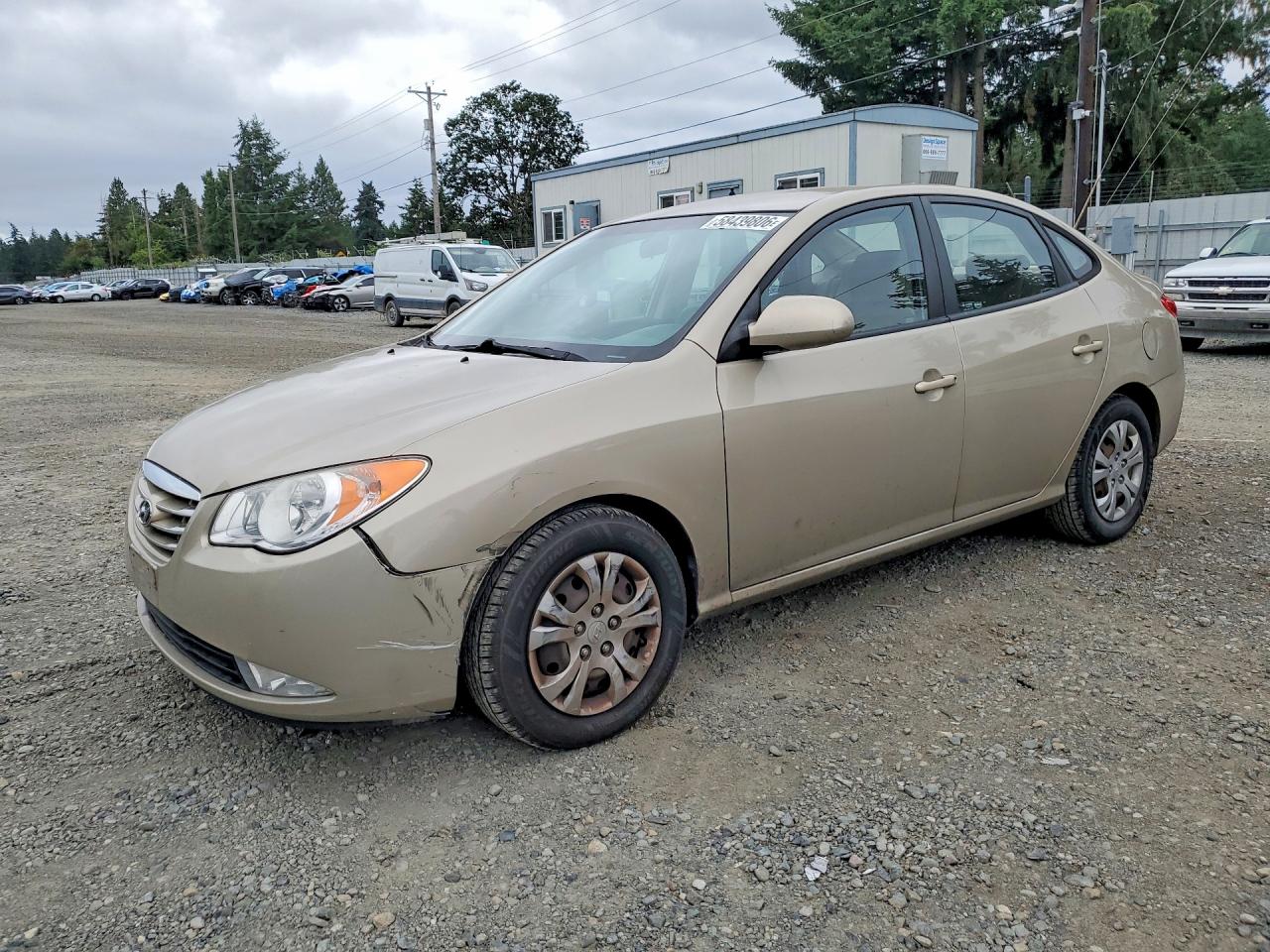2010 Hyundai Elantra GLS, VIN KMHDU4AD5AU196327 — Front end
