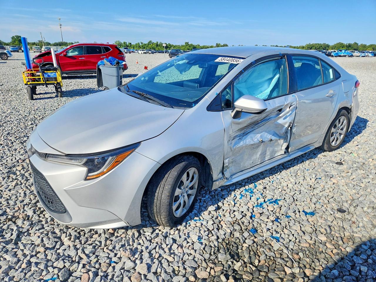 2021 Toyota Corolla LE, VIN 5YFEPMAE7MP219052 — Side