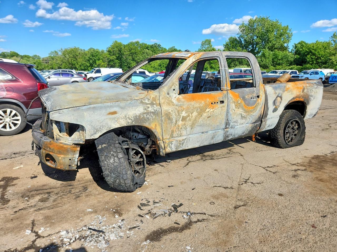 2004 Dodge 2500 SLT, VIN 3D7KU28664G168055 — Burn