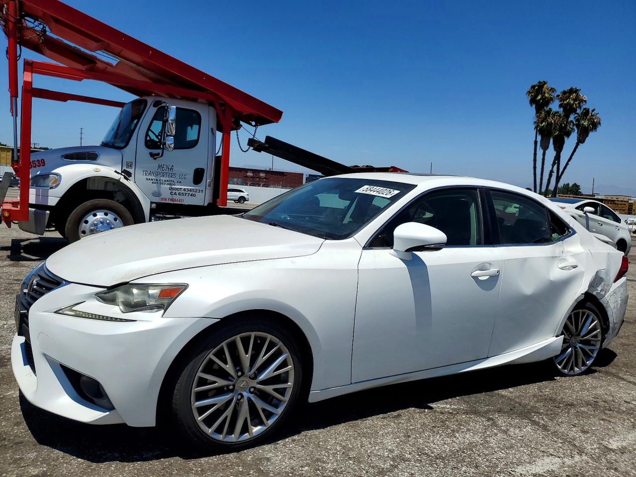 2014 Lexus IS 250, VIN JTHBF1D29E5018207 — Rear end
