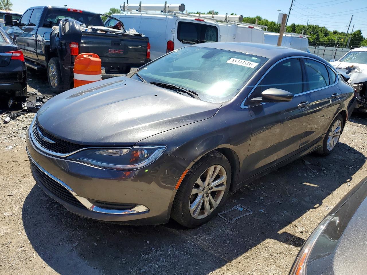 2015 Chrysler 200 Limited, VIN 1C3CCCAB6FN707531 — Rear end