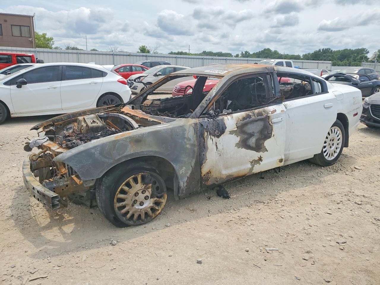2014 Dodge Charger Police, VIN 2C3CDXKT1EH288443 — Burn