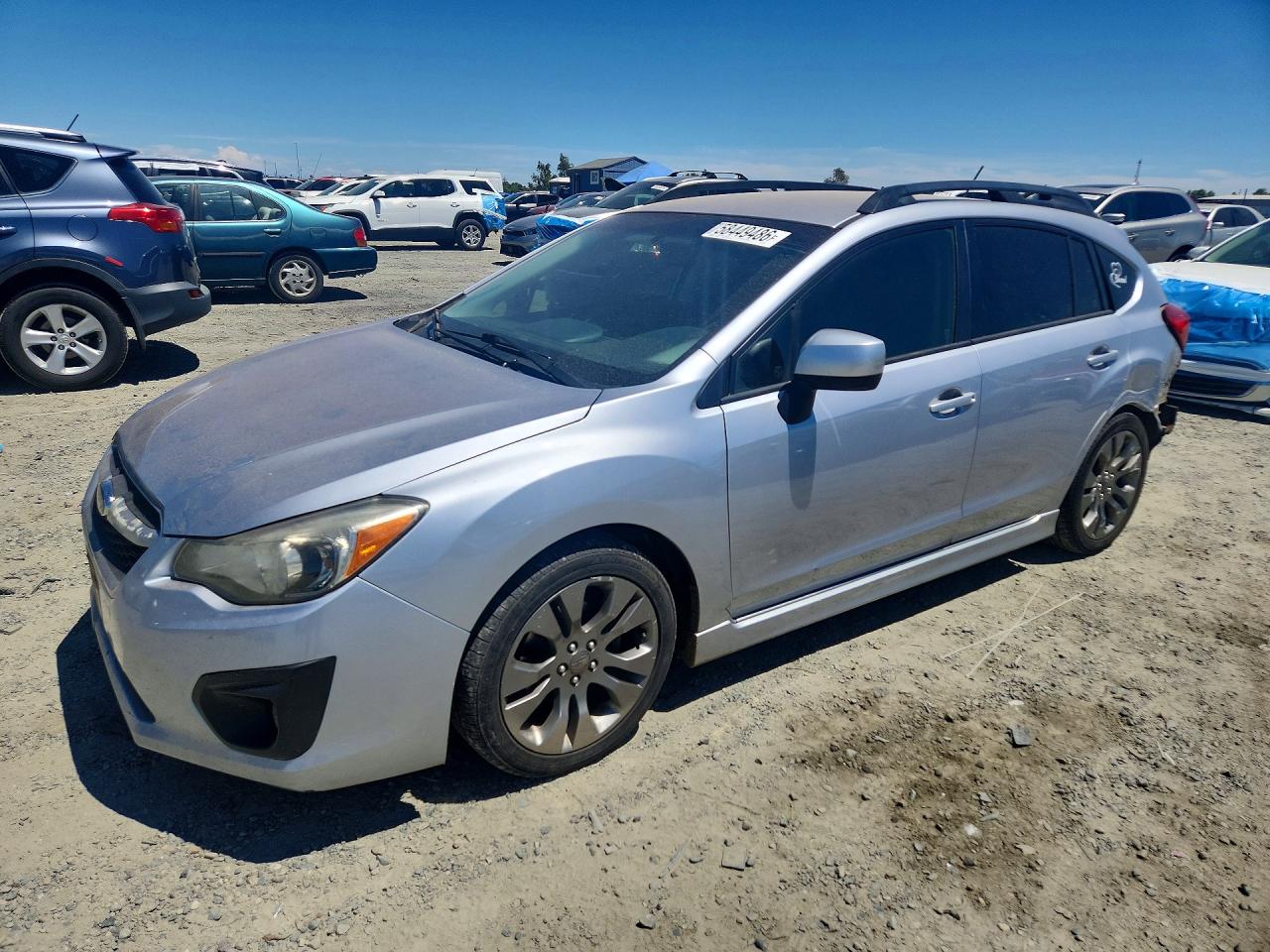 2014 Subaru Impreza Special Sports Limited, VIN JF1GPAR61E8256671 — Rear end