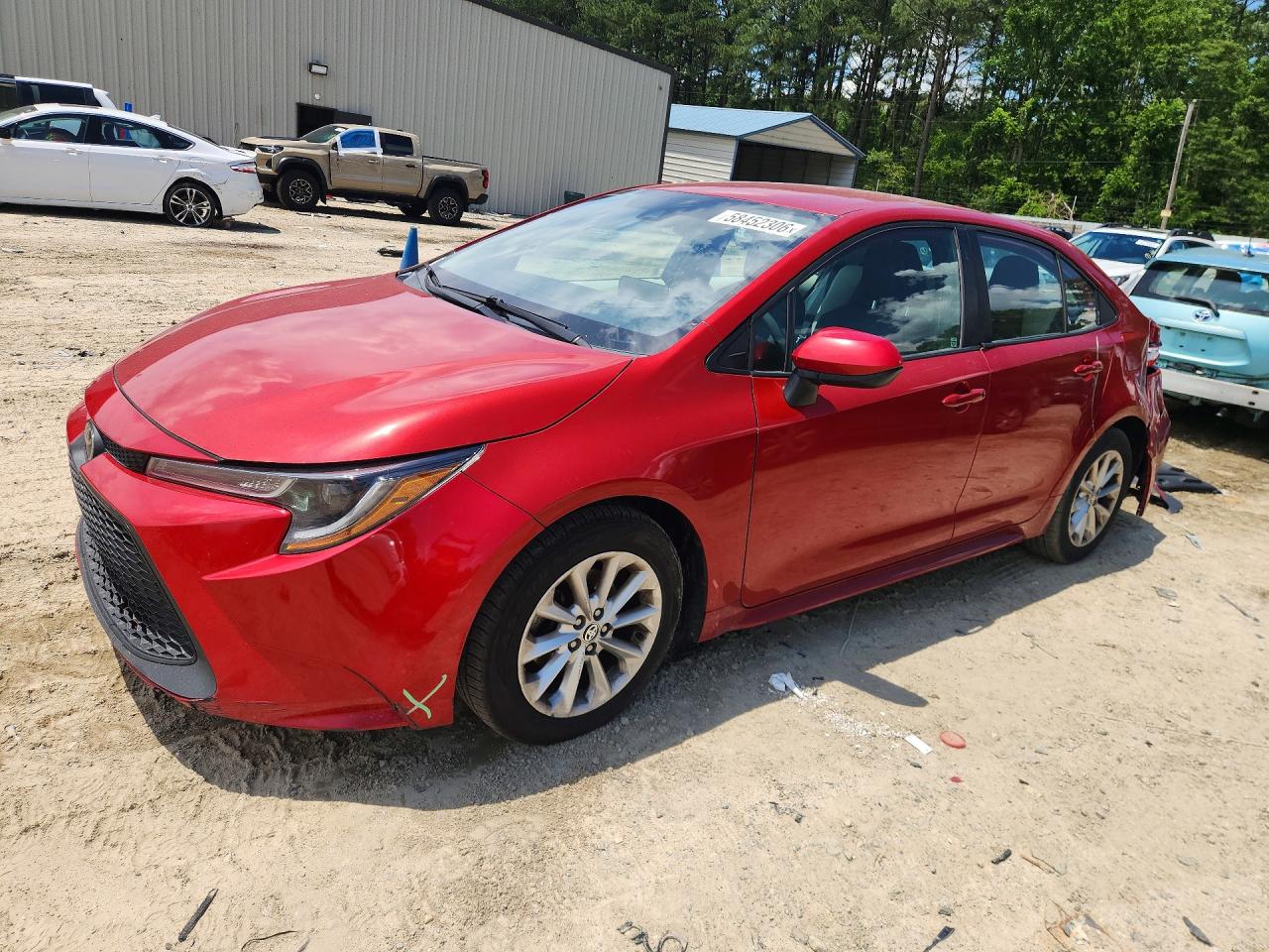 2021 Toyota Corolla LE, VIN 5YFVPMAE4MP174586 — Rear end