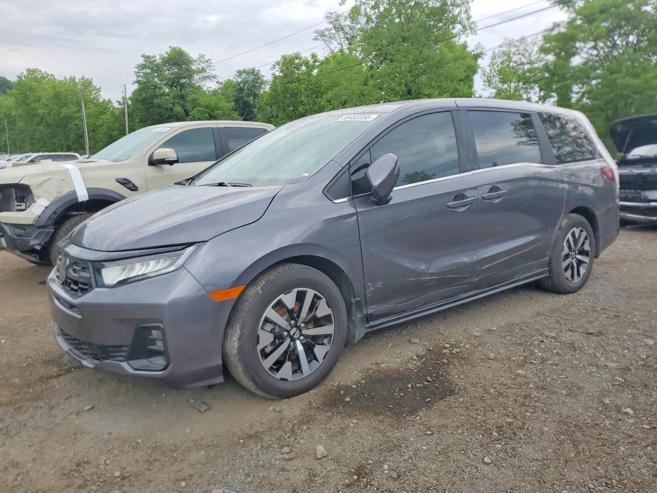 2026 Honda Odyssey EX-L, VIN 5FNRL6H67TB004899 — Rear end
