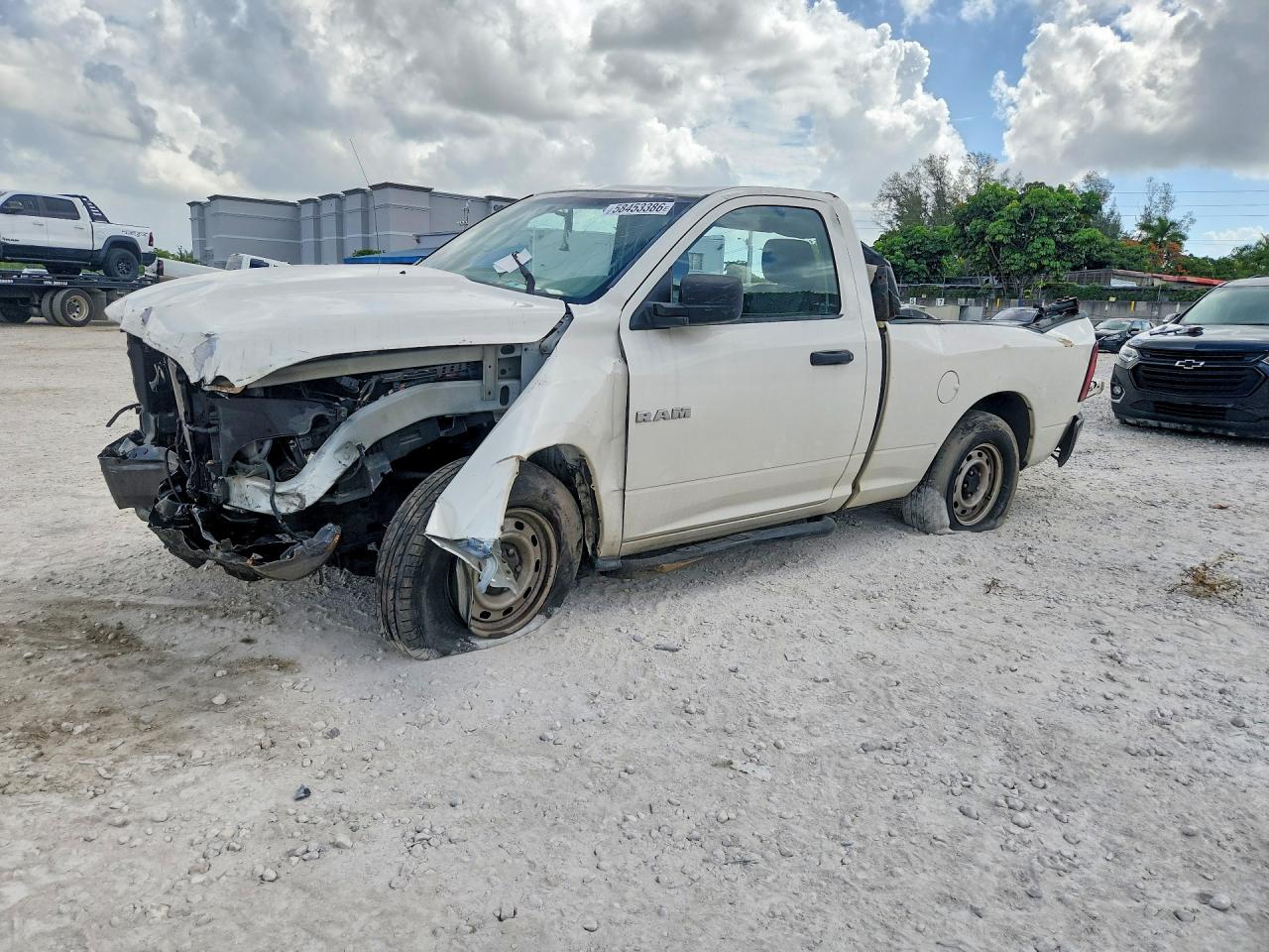 2009 Dodge 1500 ST, VIN 1D3HB16K99J503536 — Опрокидывание