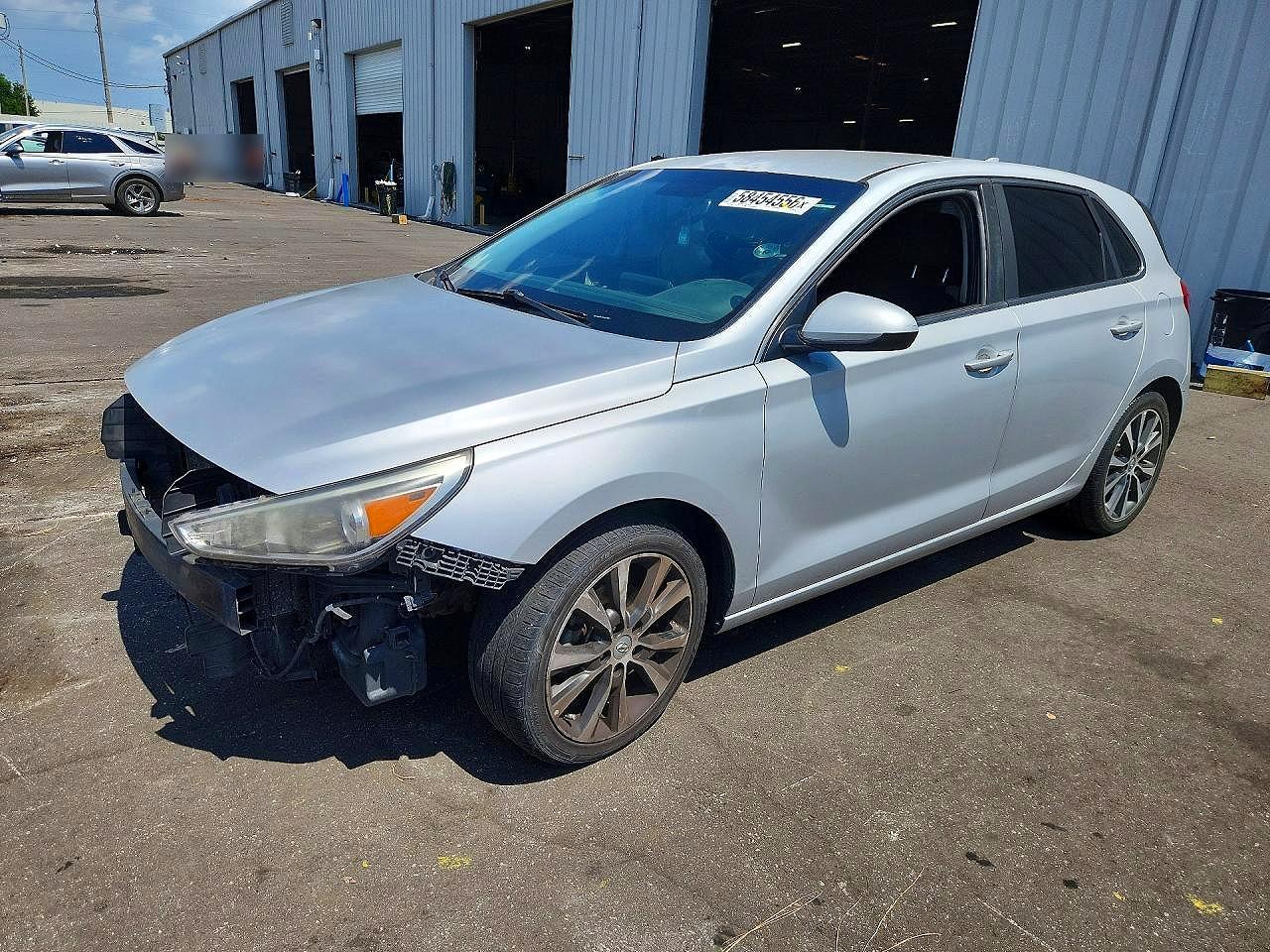 2018 Hyundai Elantra, VIN KMHH35LE4JU057953 — Frame damage