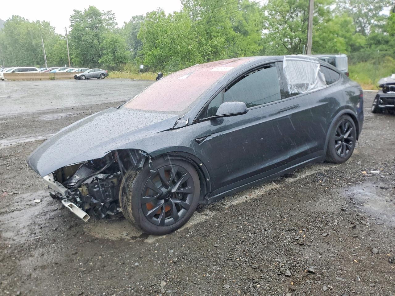 2024 Tesla Model X, VIN 7SAXCDE54RF445506 — Front end