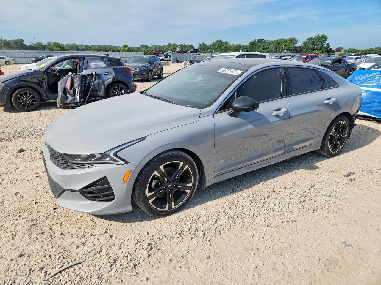 2022 Kia K5 GT-Line, VIN 5XXG64J21NG119914 — Rear end