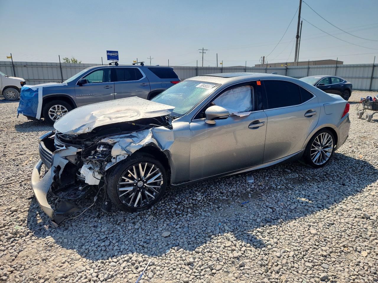 2015 Lexus IS 250, VIN JTHCF1D23F5021318 — Front end