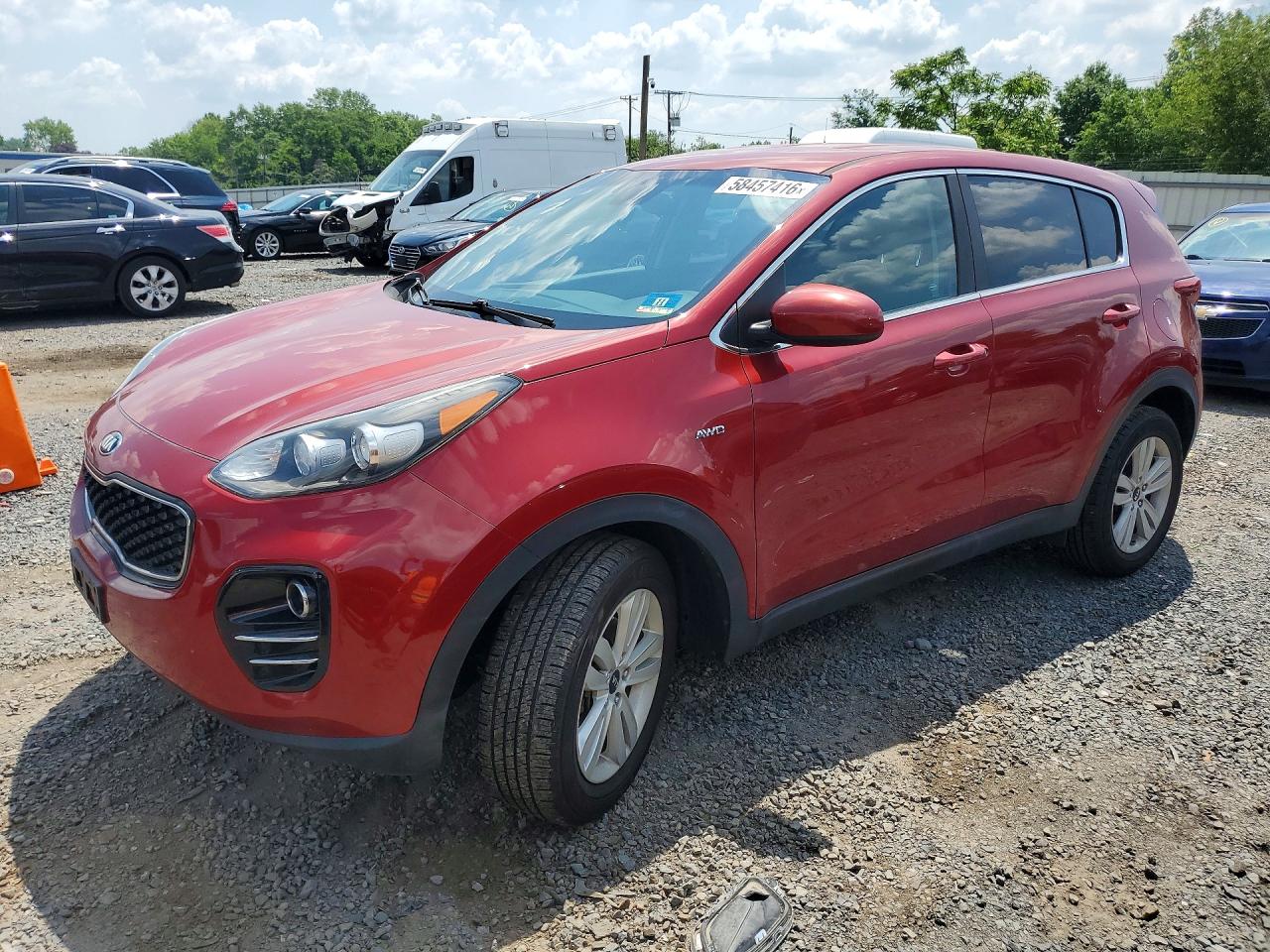 2017 Kia Sportage LX, VIN KNDPMCAC4H7232861 — Rear end