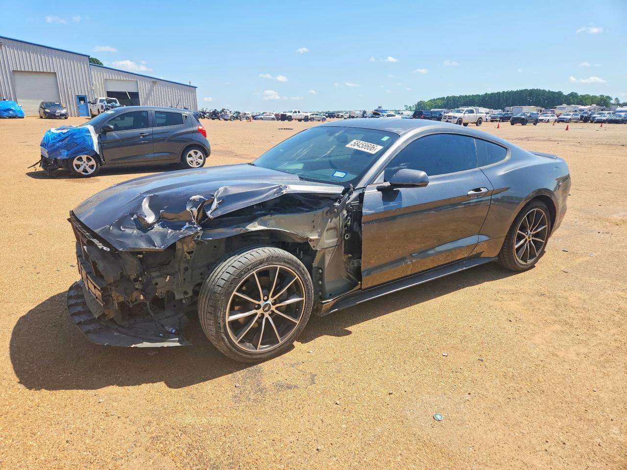 2017 Ford Mustang EcoBoost, VIN 1FA6P8TH1H5272485 — Frame damage