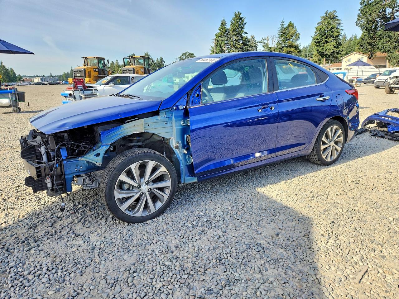 2022 Hyundai Accent Limited, VIN 3KPC34A65NE188916 — Front end