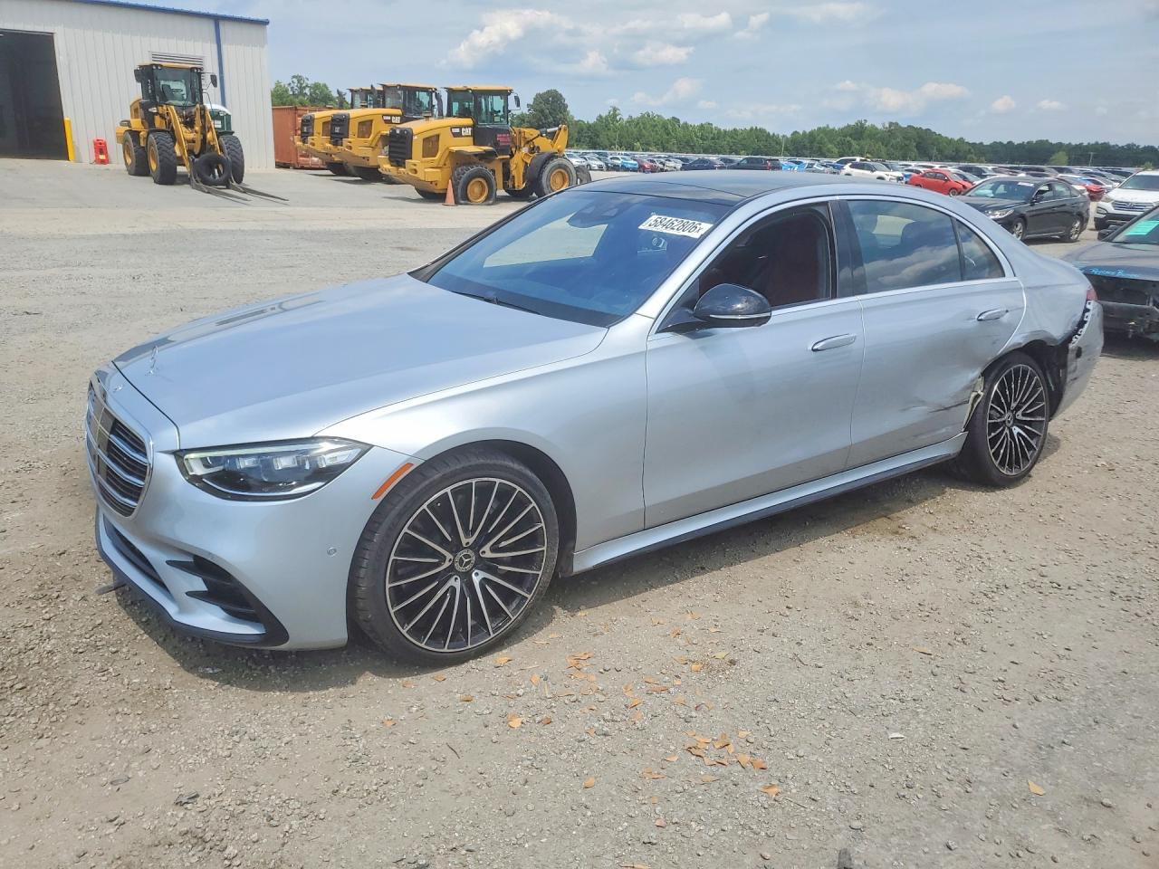 2022 Mercedes-Benz S 580, VIN W1K6G7GBXNA145737 — Rear end