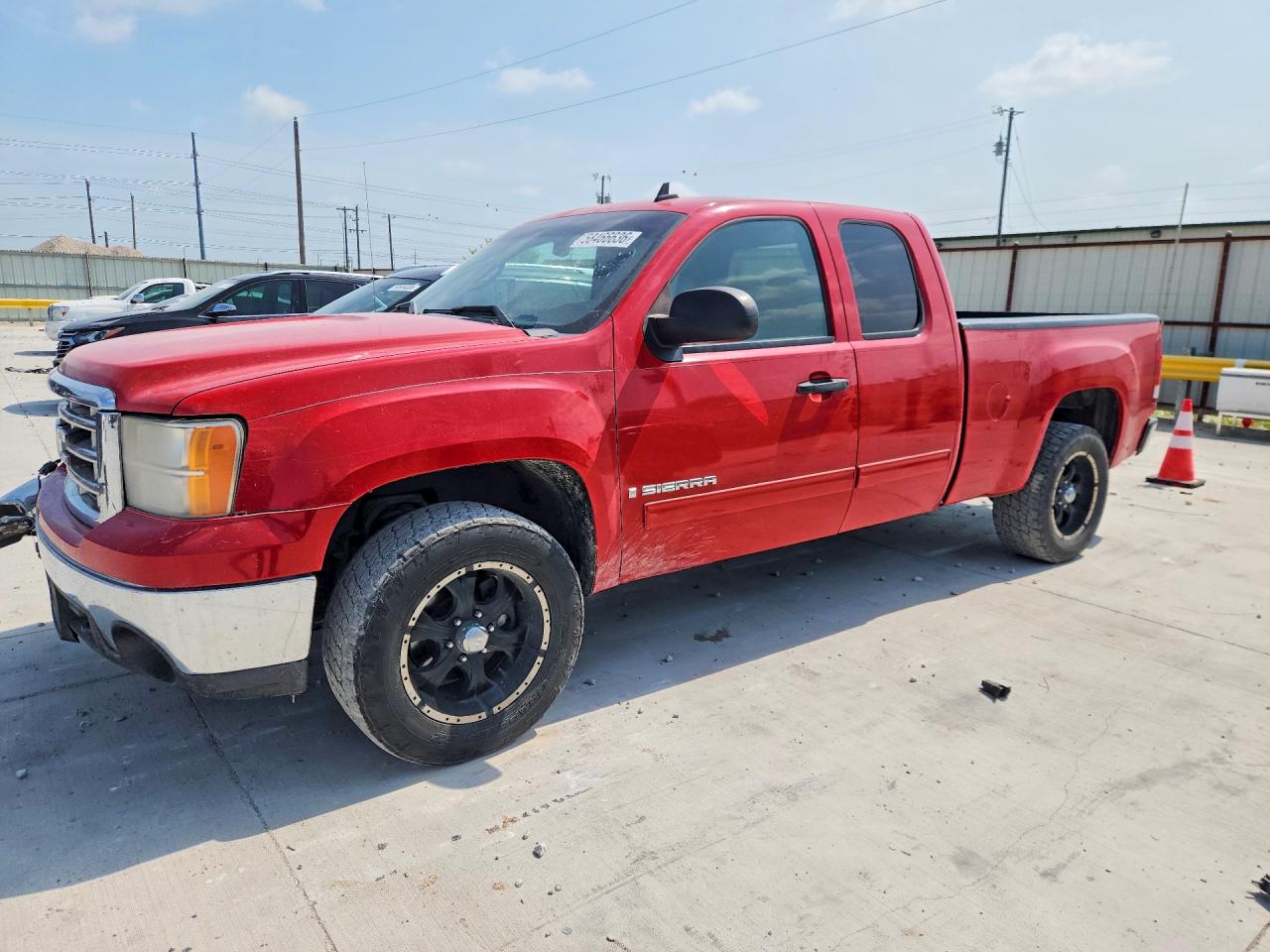 2008 GMC Sierra 1500 SLE1, VIN 1GTEC19J98Z282306 — Перед