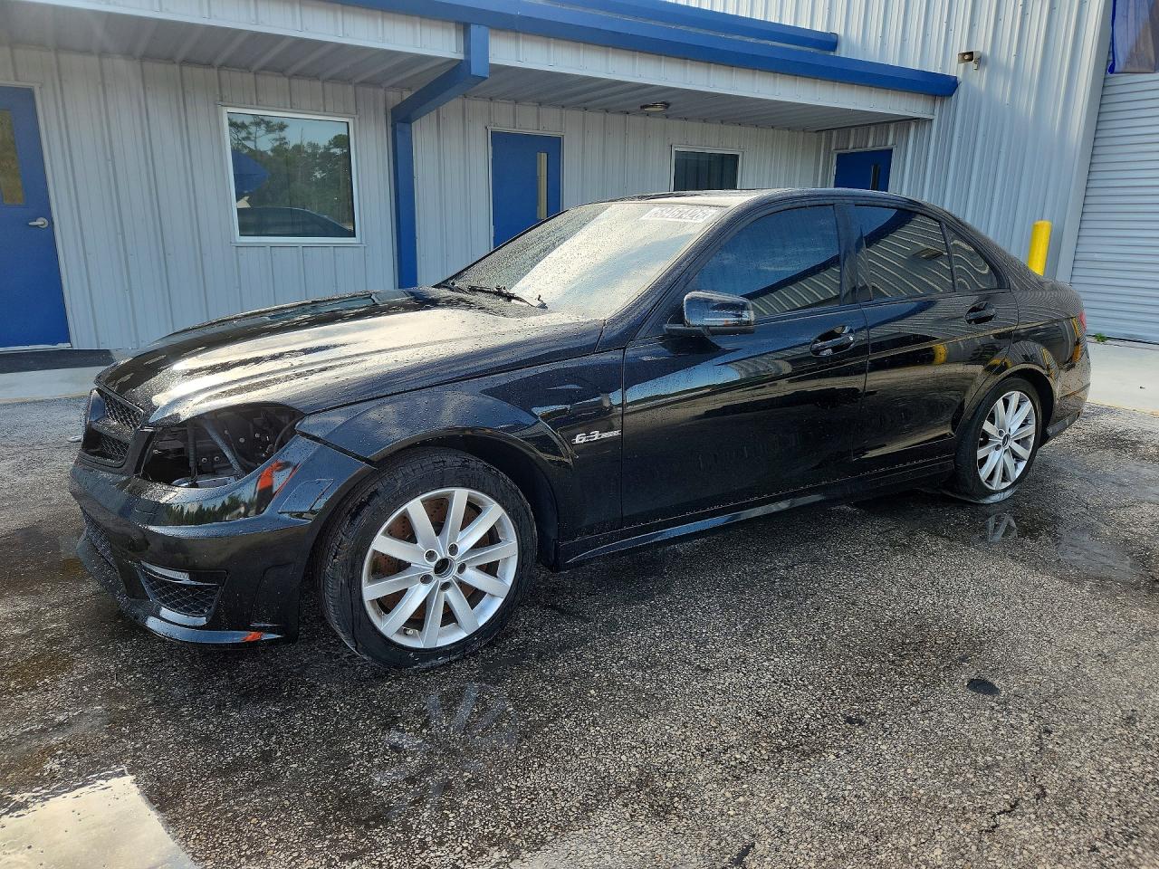 2014 Mercedes-Benz C 63 AMG, VIN WDDGF7HB7EA961679 — Stripped