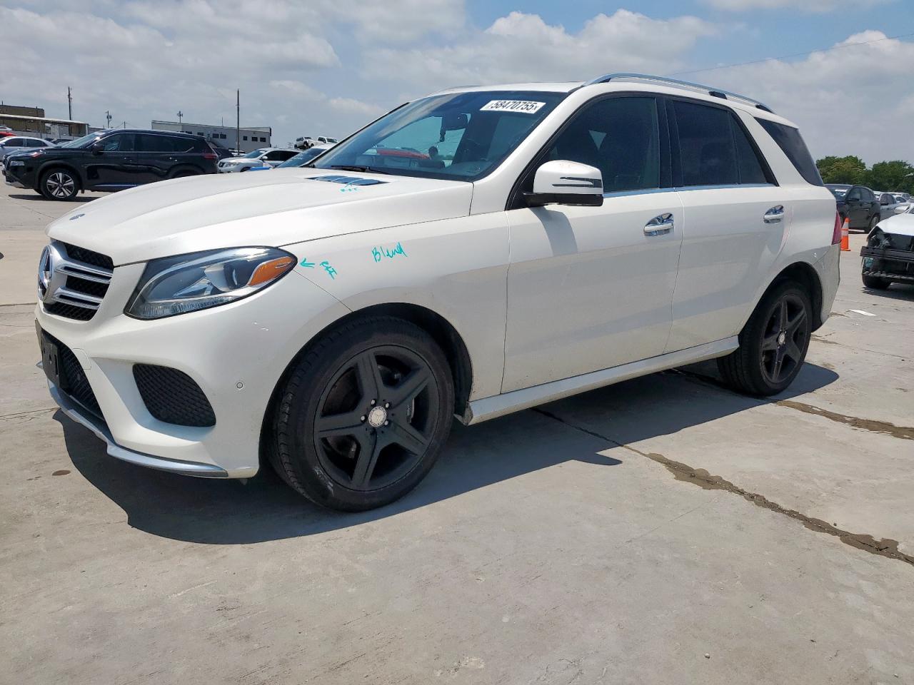 2017 Mercedes-Benz GLE 350, VIN 4JGDA5JB1HA835912 — Front end