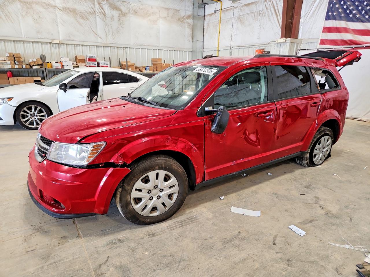 2016 Dodge Journey SE, VIN 3C4PDCAB4GT121468 — Крыша