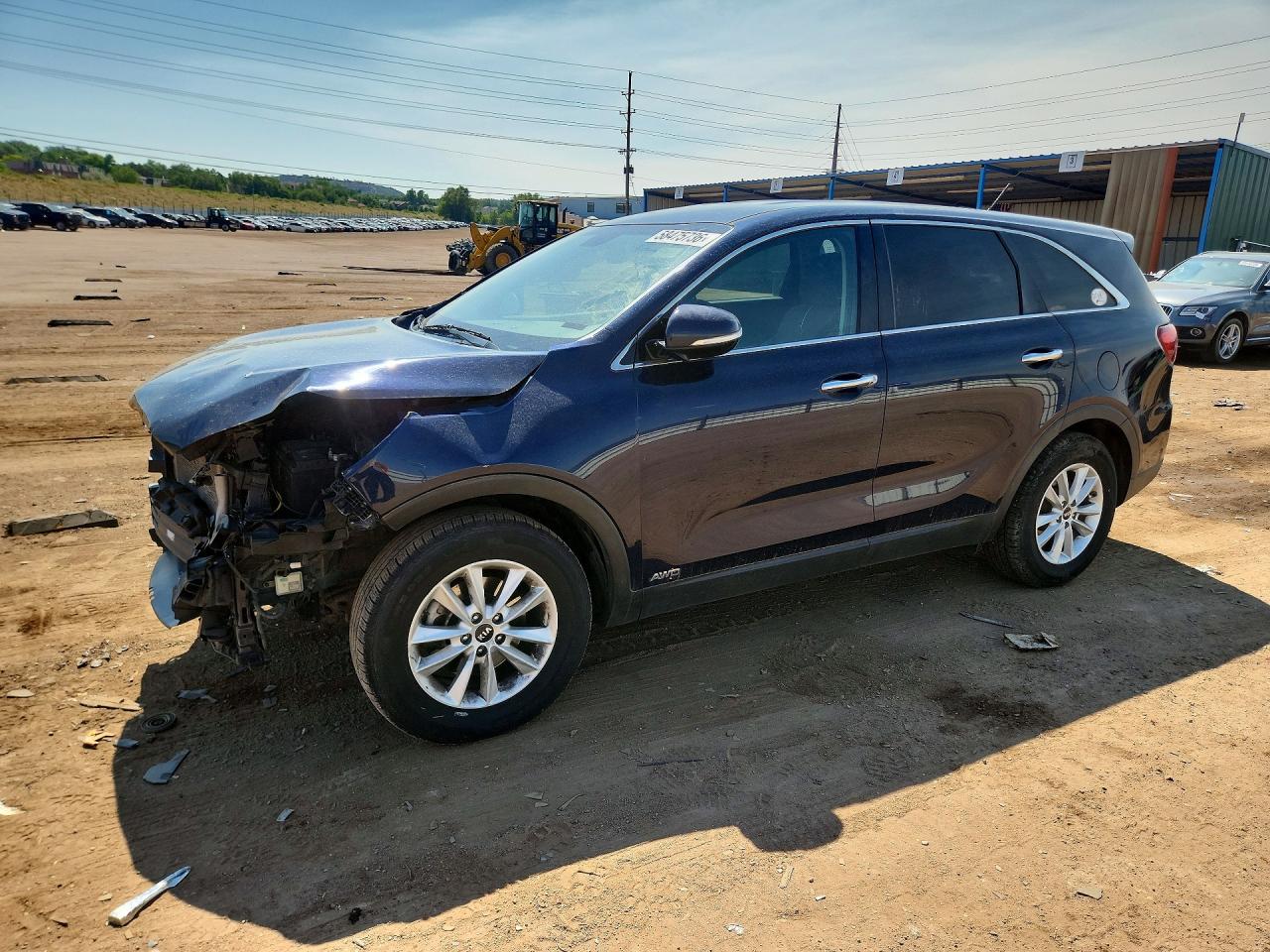 2020 Kia Sorento LX, VIN 5XYPGDA57LG619074 — Frame damage