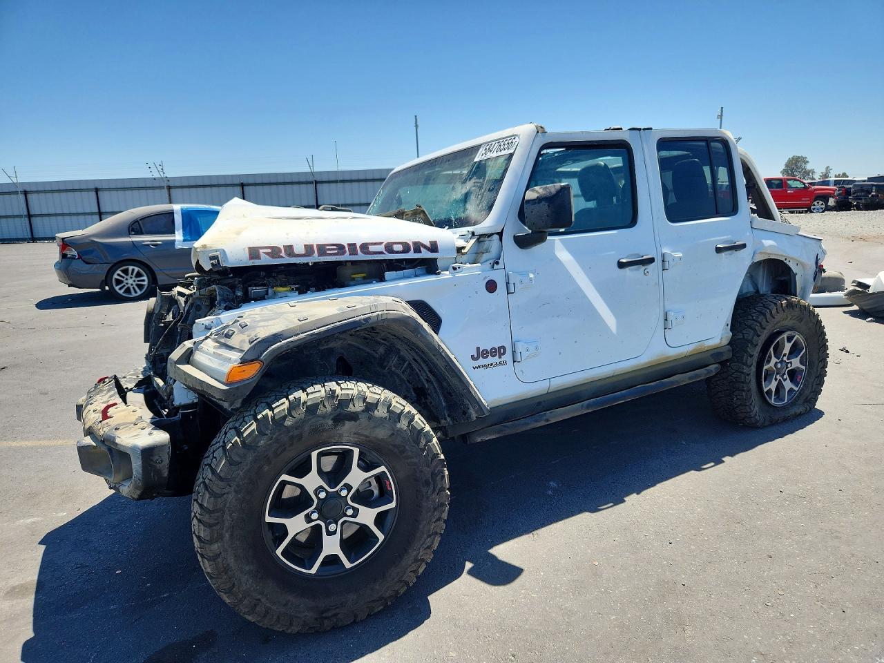 2018 Jeep Wrangler Unlimited Rubicon, VIN 1C4HJXFG2JW265675 — Rollover