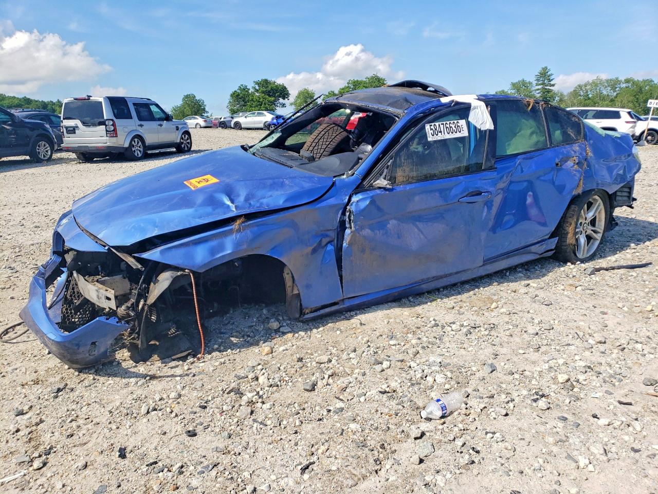 2014 BMW 3 Series 328i xDrive, VIN WBA3B3C52EJ981124 — Rollover