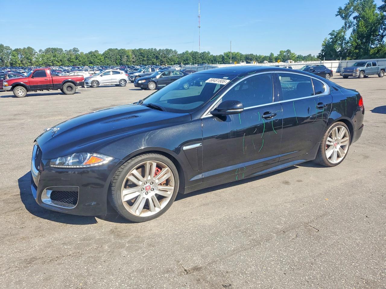 2013 Jaguar XF XFR, VIN SAJWA0JC8DMS69198 — Roof