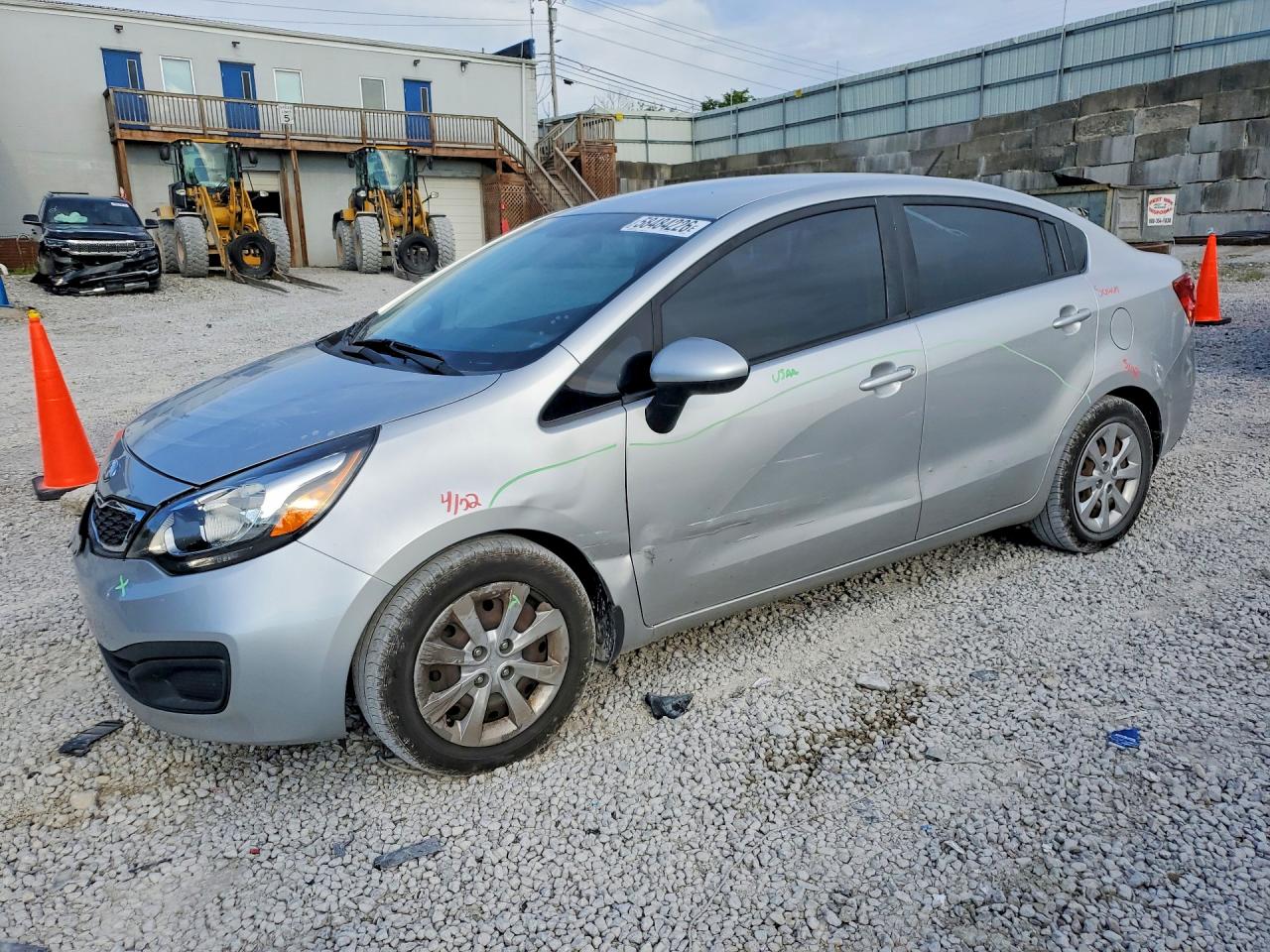 2013 Kia Rio EX, VIN KNADN4A37D6231920 — Front end