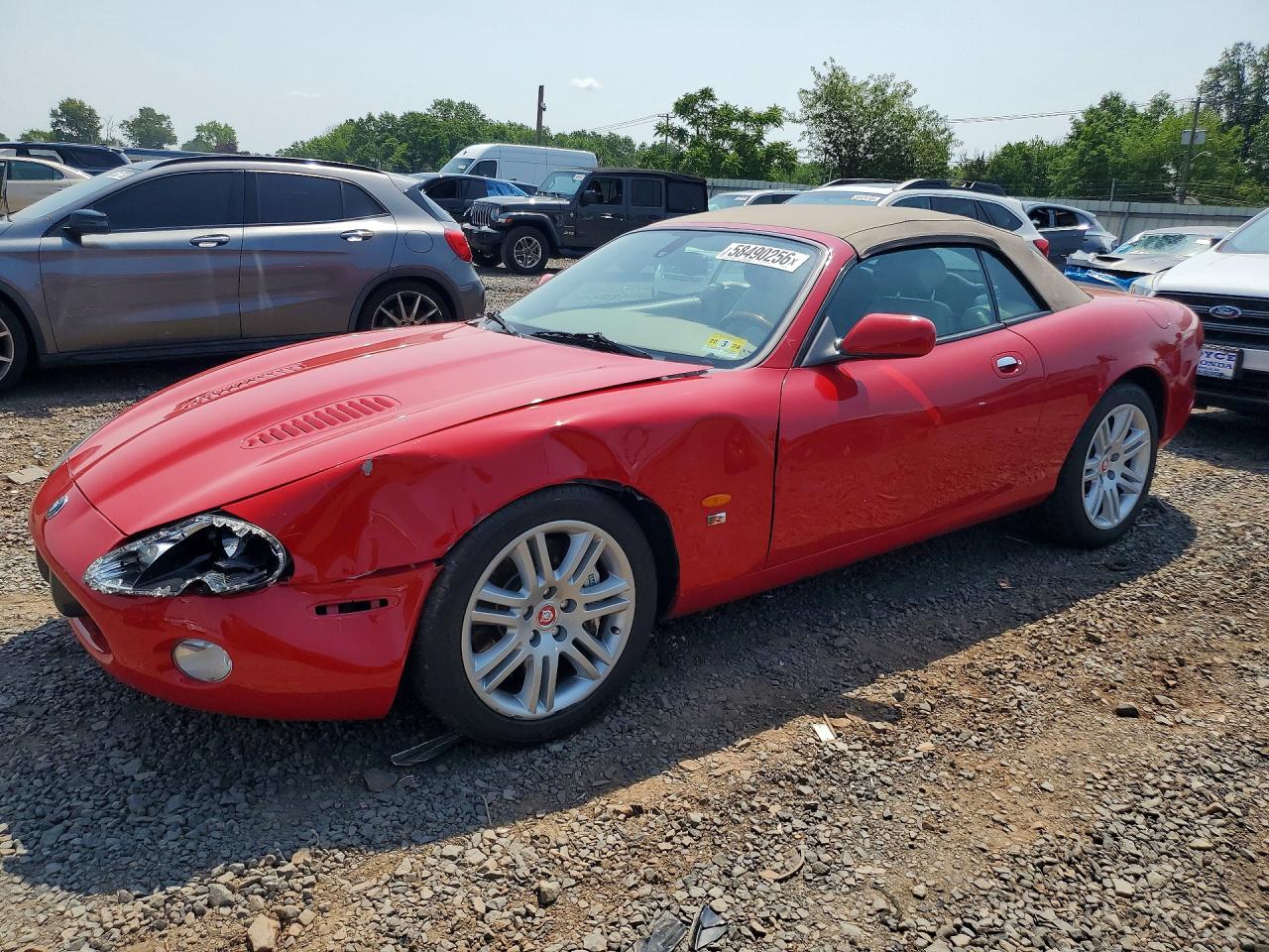 2004 Jaguar XK, VIN SAJDA42B043A39314 — Front end