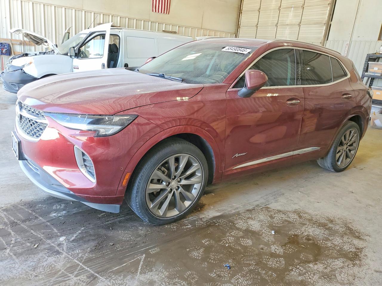 2021 Buick Envision Avenir, VIN LRBFZSR4XMD053349 — Water / flood