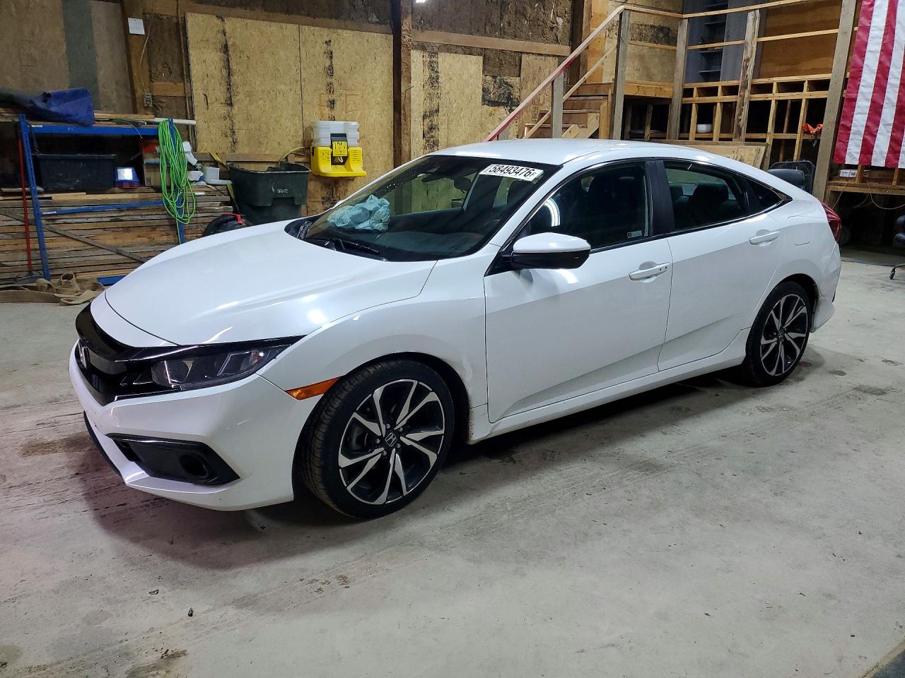 2019 Honda Civic Sport, VIN 19XFC2F85KE036755 — Мелкие вмятины и царапины