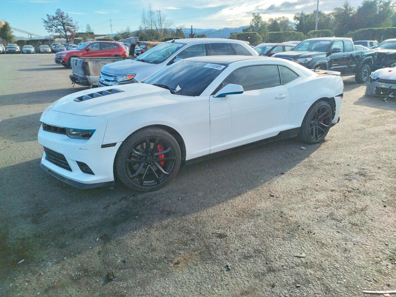 2015 Chevrolet Camaro SS, VIN 2G1FG1EW4F9182558 — Зад