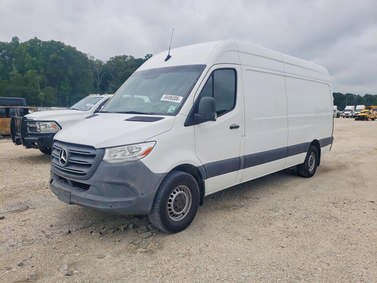 2020 Mercedes-Benz Sprinter Cargo, VIN W1W4ECHY7LT022552 — Minor dents and scratches