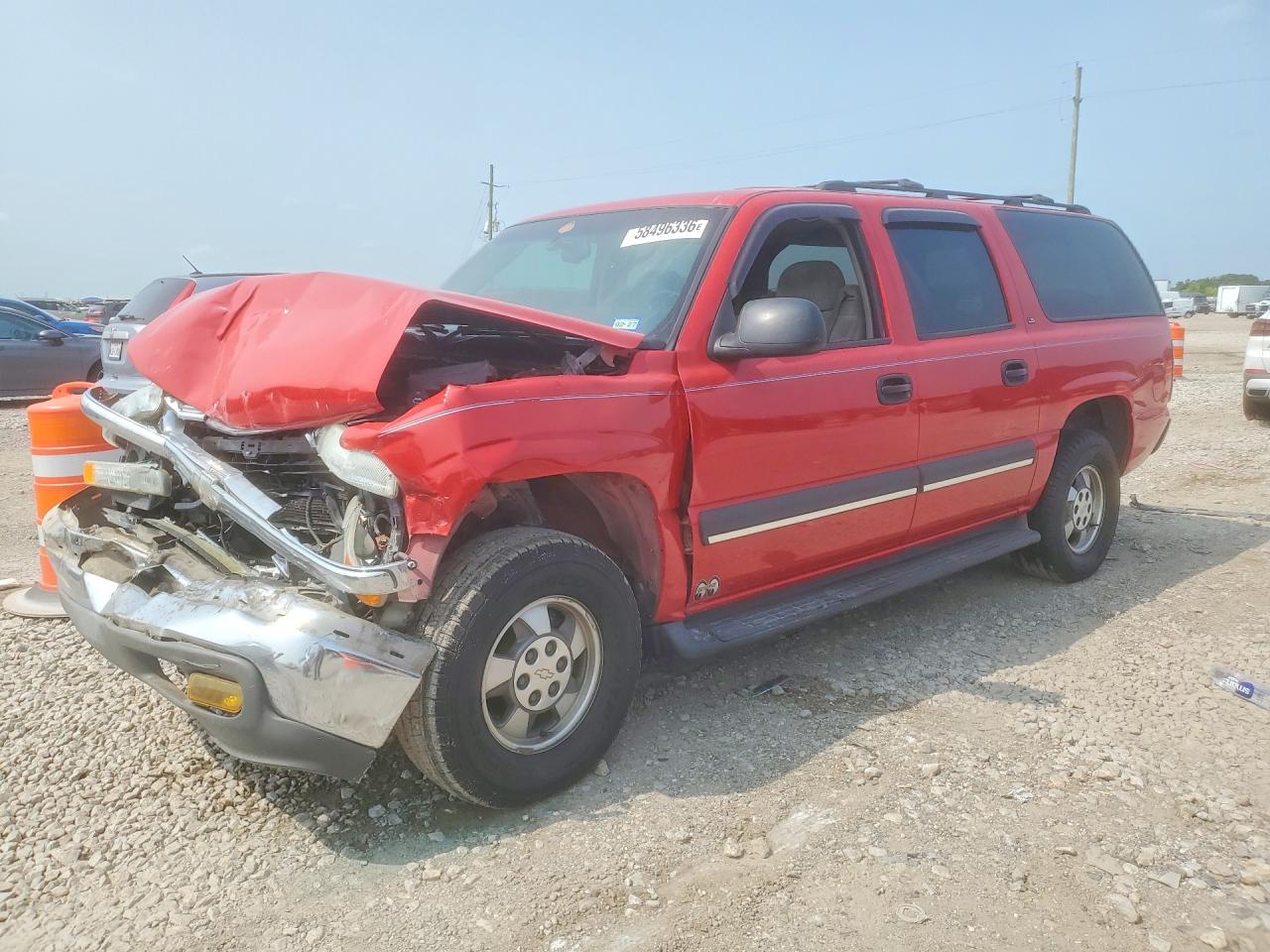 2002 Chevrolet Suburban LS, VIN 3GNEC16Z42G324468 — Front end