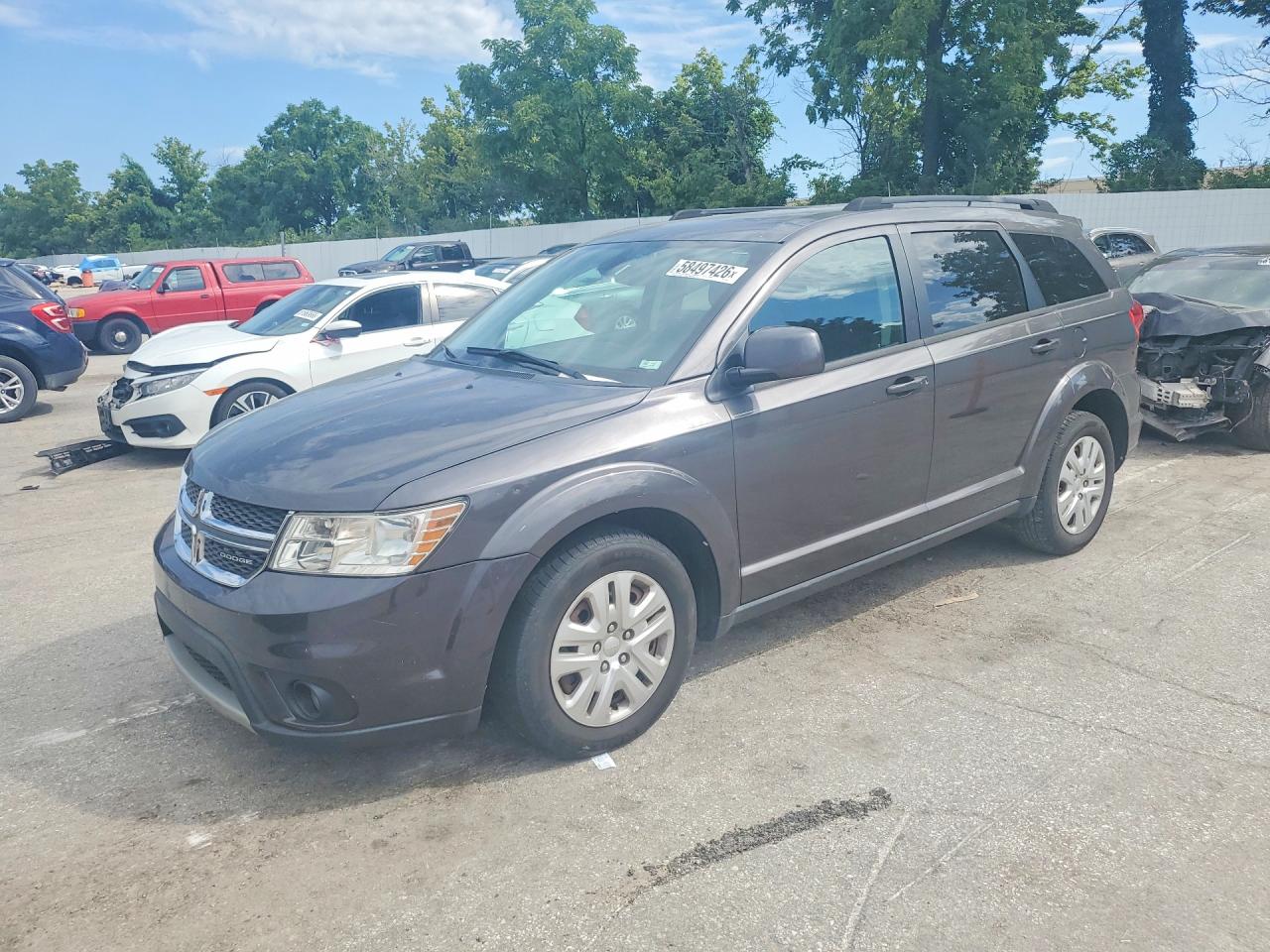 2019 Dodge Journey SE, VIN 3C4PDCBB9KT844840 — Hail