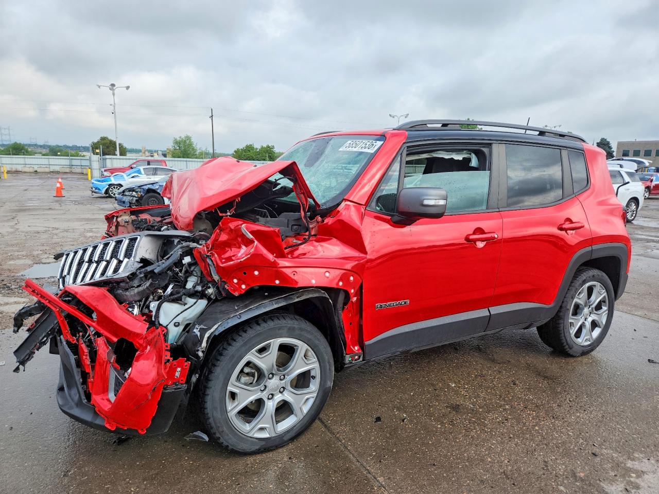 2020 Jeep Renegade Limited, VIN ZACNJBD18LPL89578 — Перед