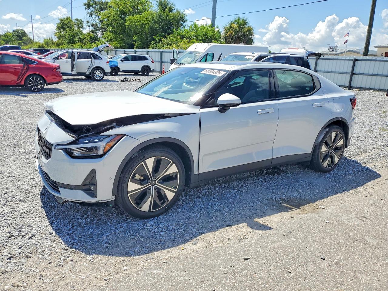 2023 Polestar 2, VIN YSMED3KAXPL116384 — Front end