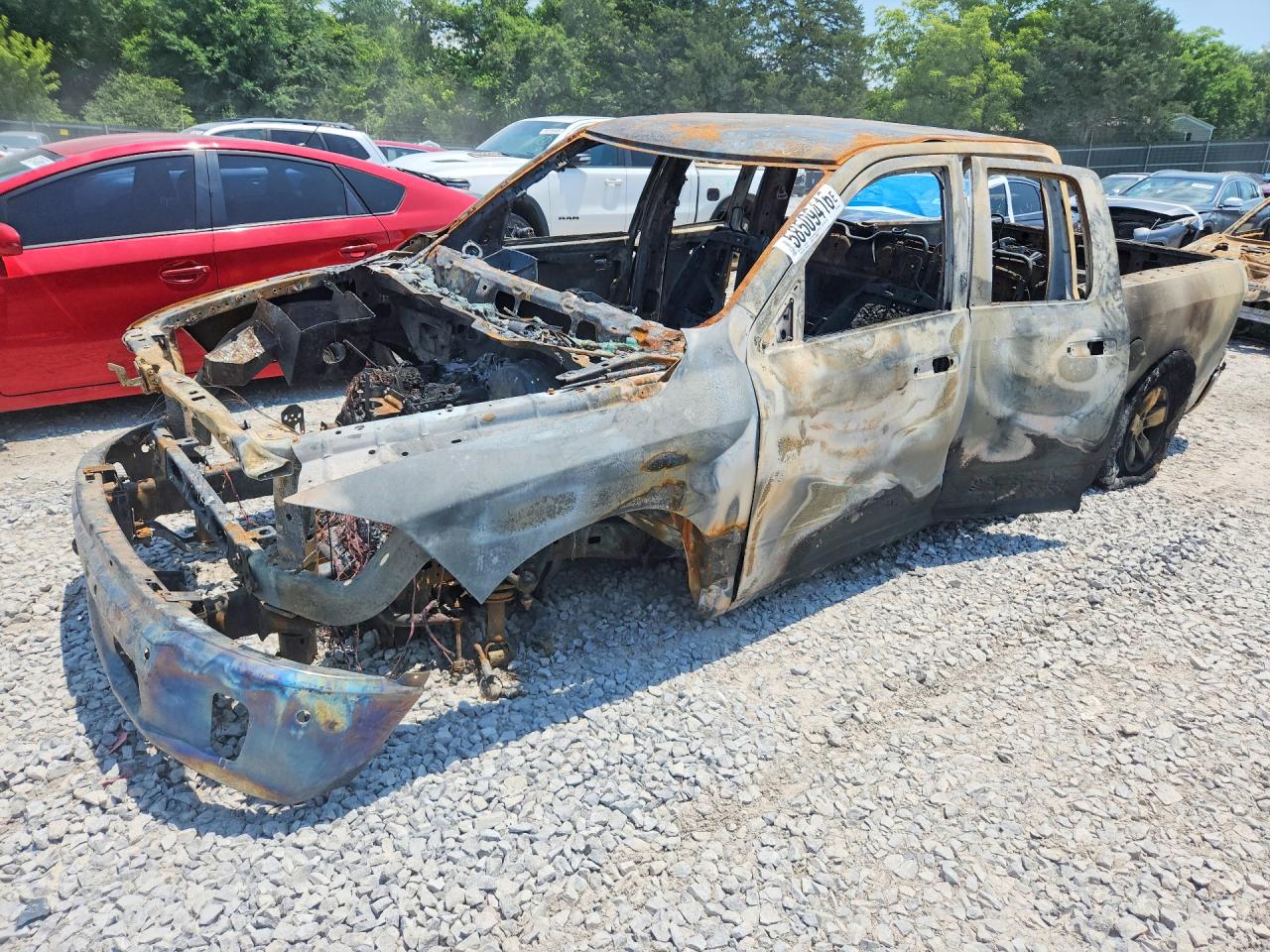 2014 Ram 1500 Big Horn, VIN 1C6RR7GGXES235050 — Burn