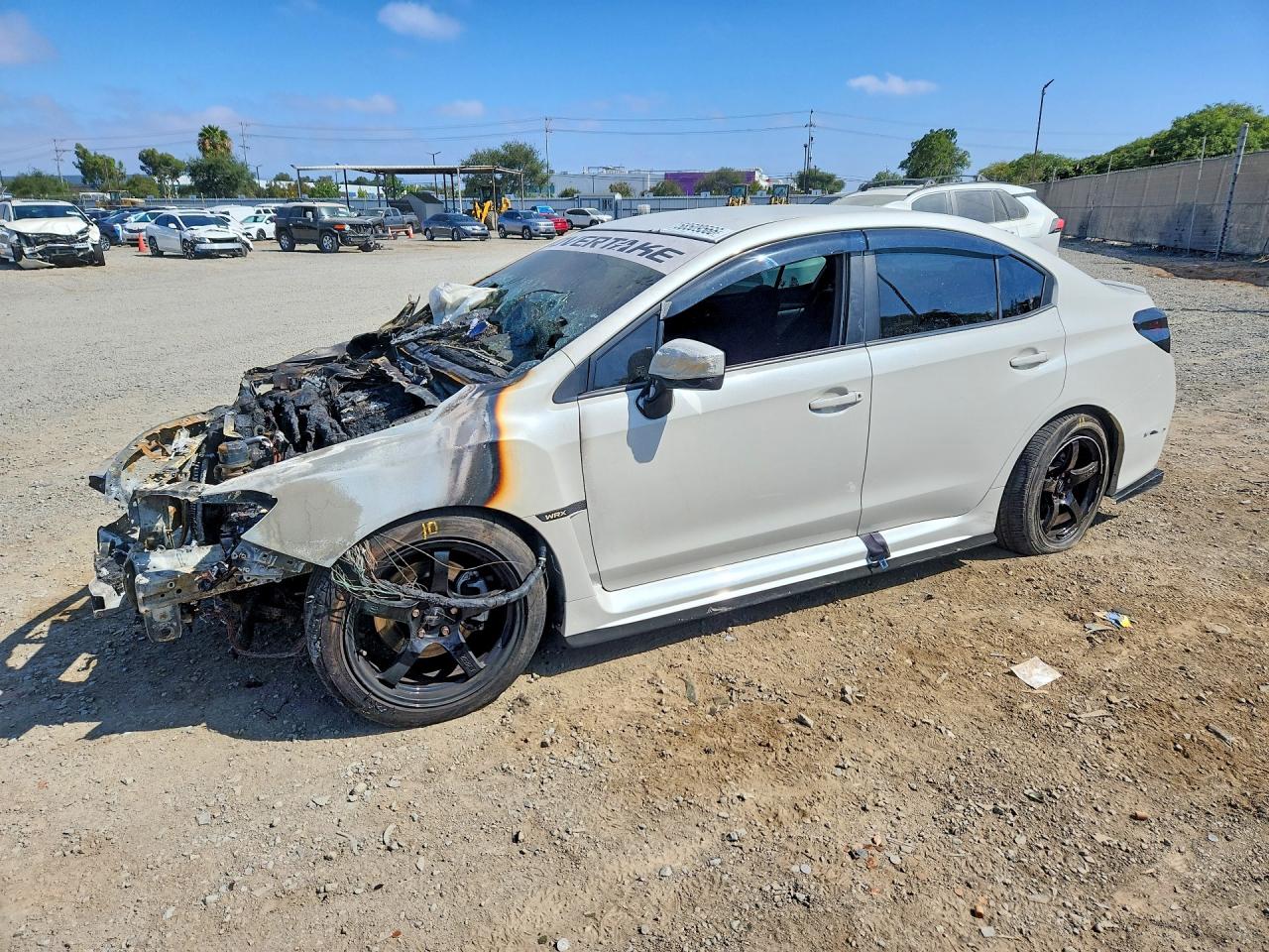 2021 Subaru WRX, VIN JF1VA1A62M9806800 — Burn