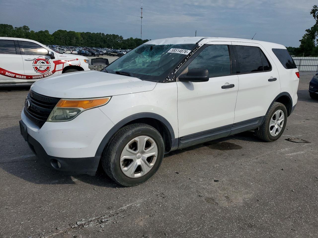 2013 Ford Police Interceptor Utility, VIN 1FM5K8ARXDGA31325 — Front end
