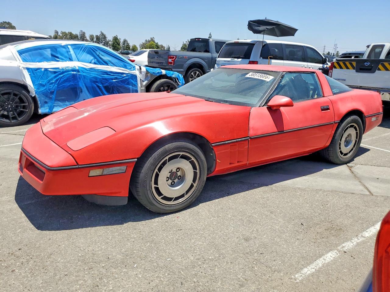 1984 Chevrolet Corvette, VIN 1G1AY0785E5148060 — Normal wear