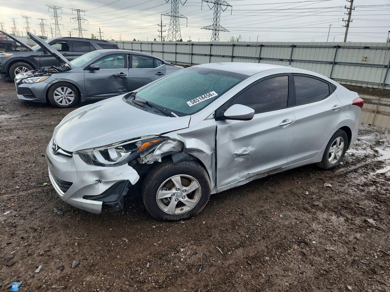 2015 Hyundai Elantra SE, VIN 5NPDH4AE3FH565995 — Side