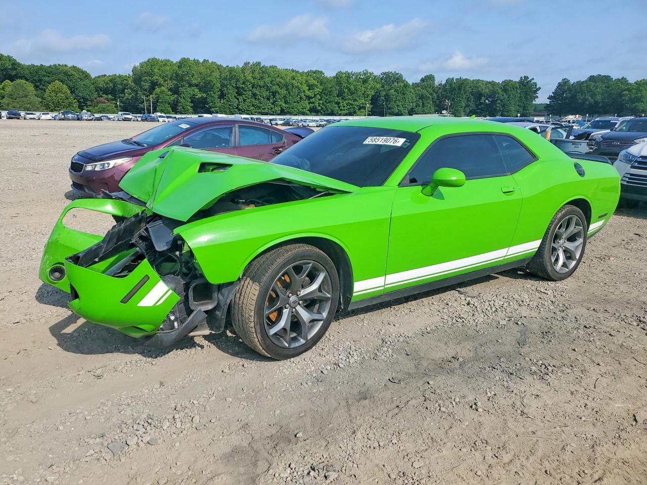 2017 Dodge Challenger SXT, VIN 2C3CDZAG6HH554284 — Front end