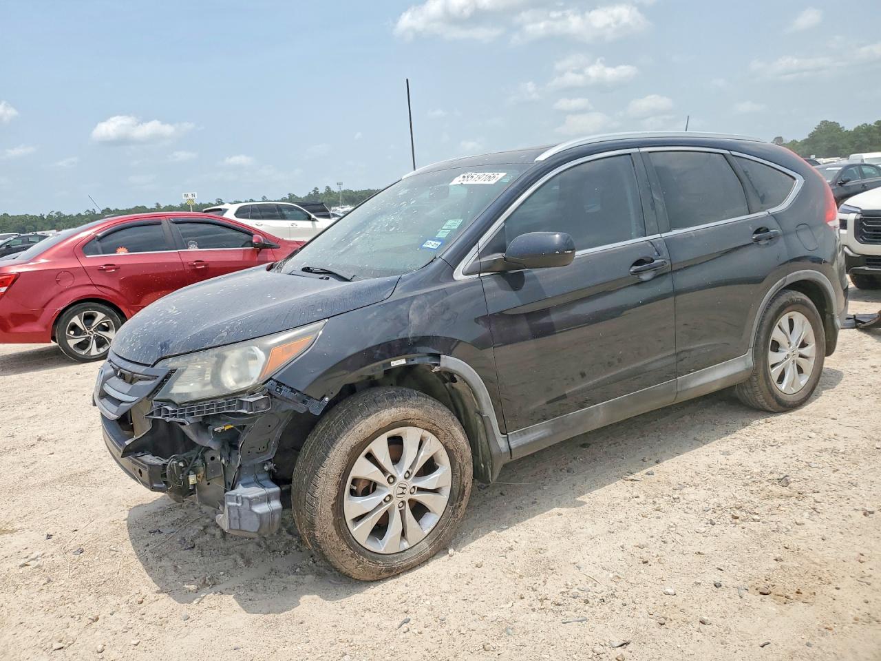 2013 Honda CR-V EX-L, VIN 2HKRM3H72DH507134 — Front end