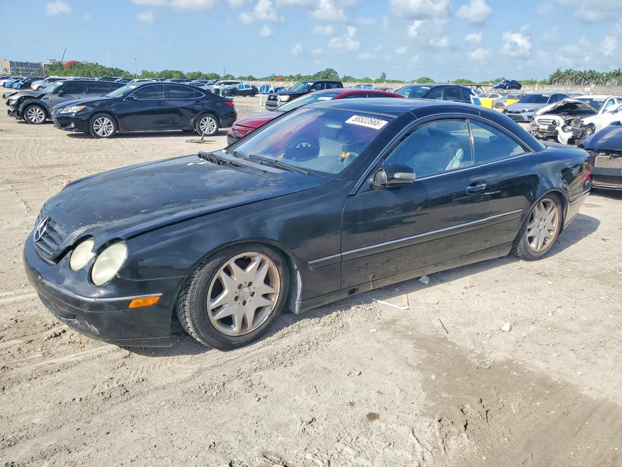 2002 Mercedes-Benz CL 500/600, VIN WDBPJ75J12A030755 — Engine fire