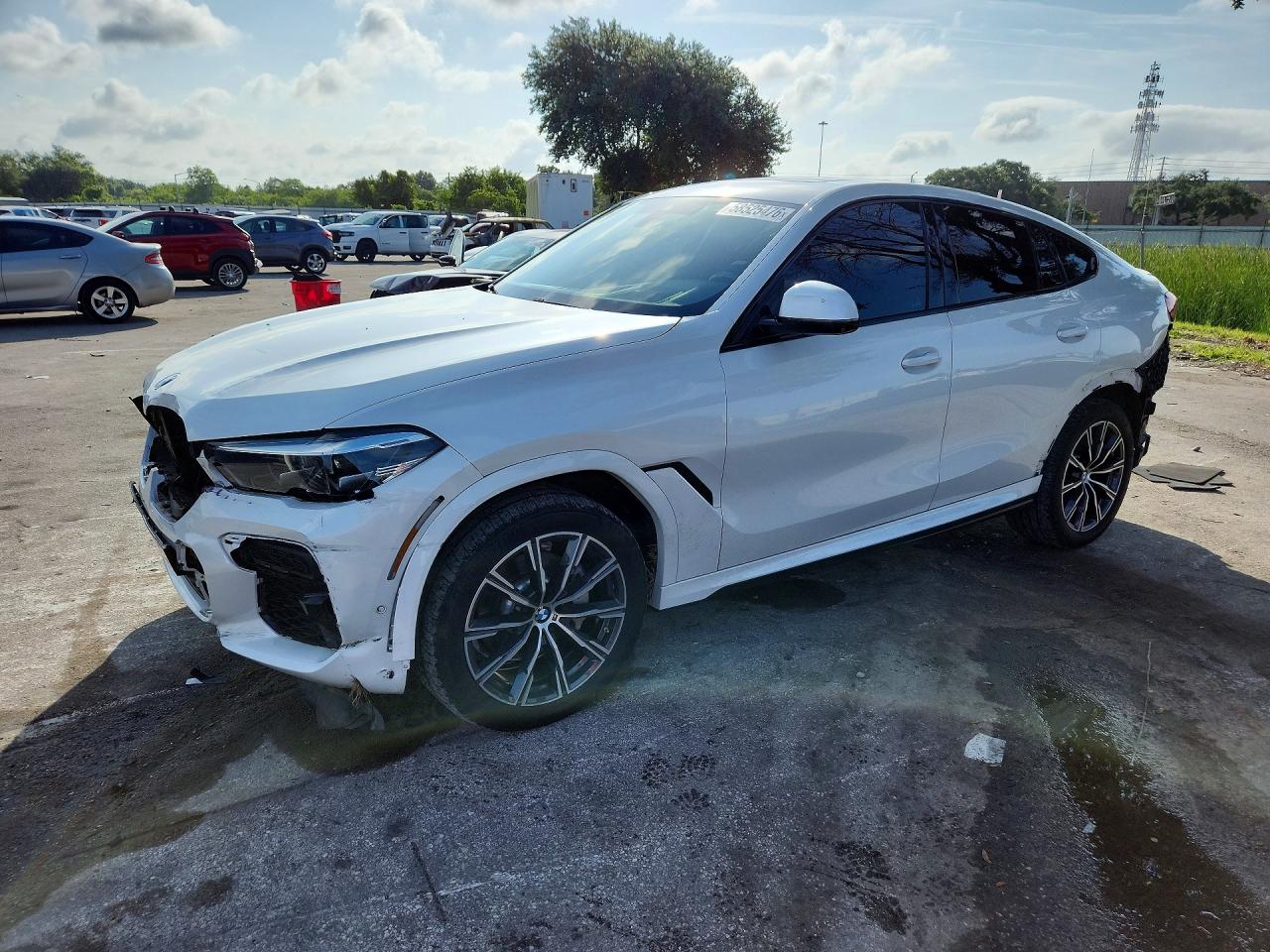 2023 BMW X6 xDrive40i, VIN 5UXCY6C09P9R79459 — Rear end