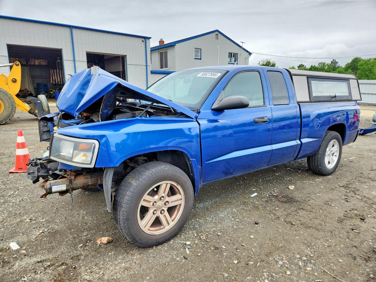 2011 Ram Dakota Big Horn, VIN 1D7RE3BK9BS533101 — Front end