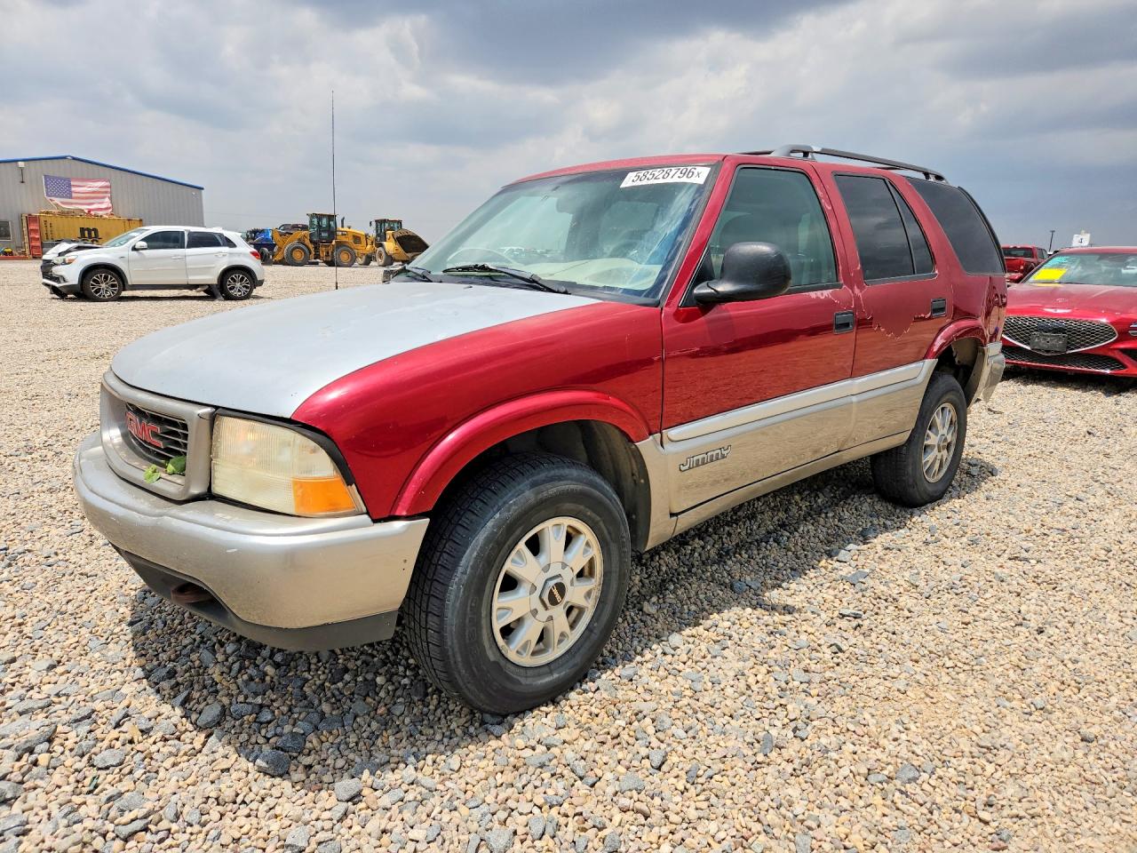 1998 GMC Jimmy SLT, VIN 1GKDT13W4W2519861 — Rear end