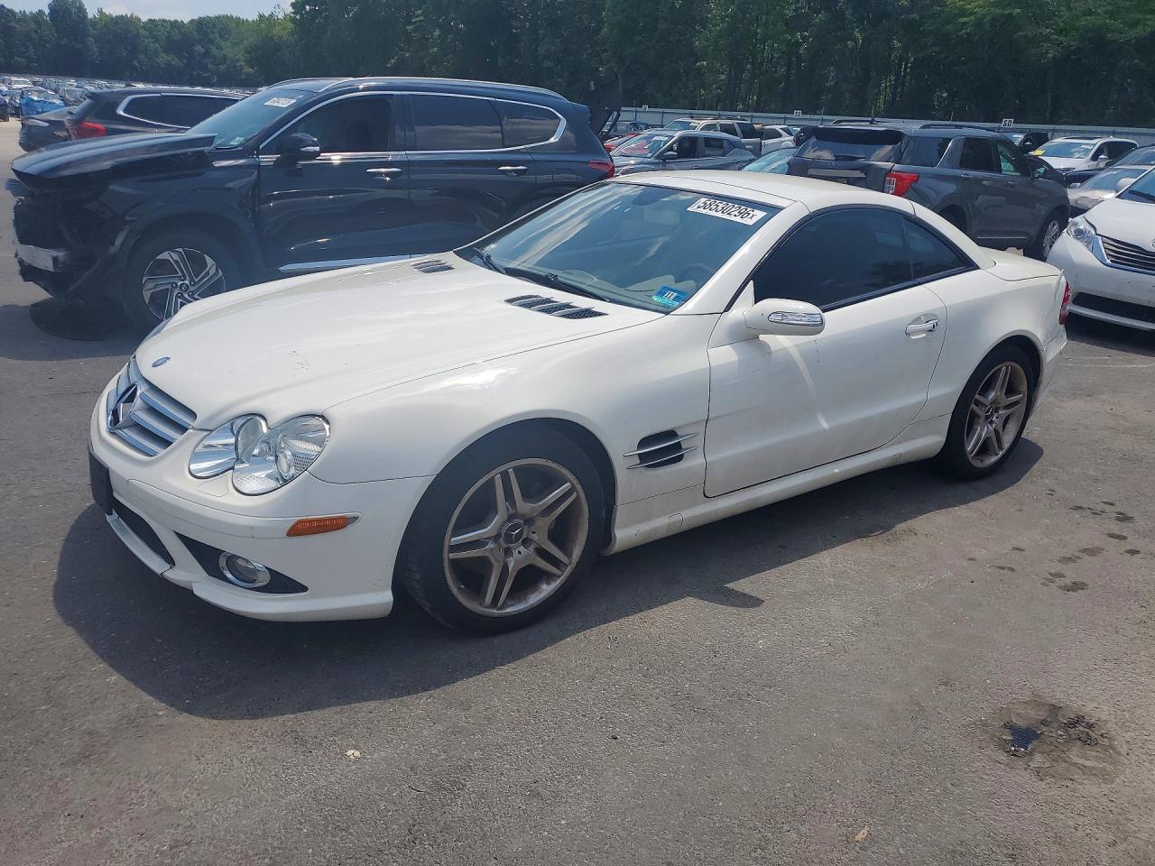 2007 Mercedes-Benz SL 550, VIN WDBSK71F37F130133 — Burn