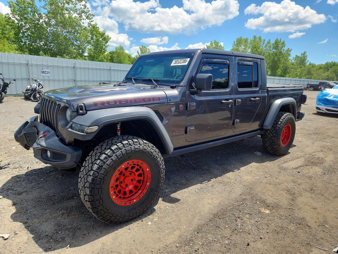 2021 Jeep Gladiator Rubicon, VIN 1C6JJTBG4ML579728 — Frame damage
